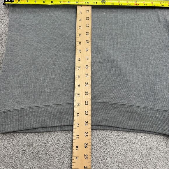 Champion Elite Oregon Ducks 1/4 Zip Pullover Sweatshirt Mens Small Gray NCAA - Picture 13 of 16